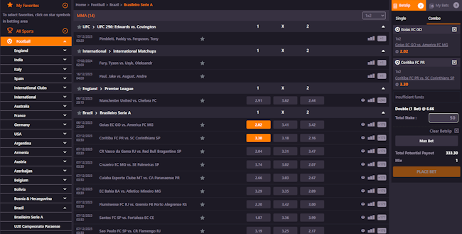 Freebet cadastro