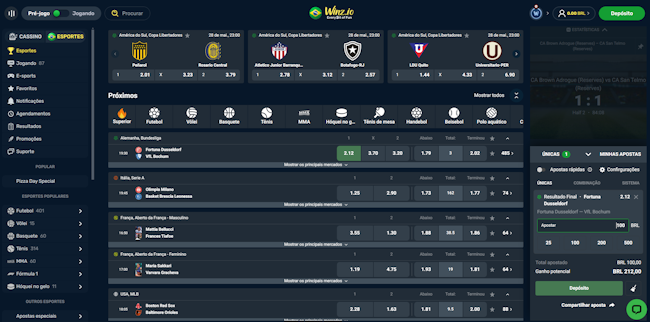 Sporting bet ao vivo